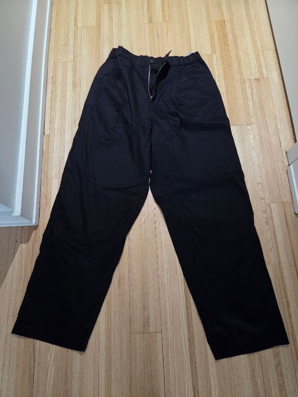 Reigning Champ Solotex Linen Pavilion Relaxed Pants (men's medium)